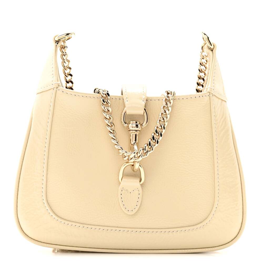 Gucci Crinkled Patent Mini Jackie Notte #235751G19B